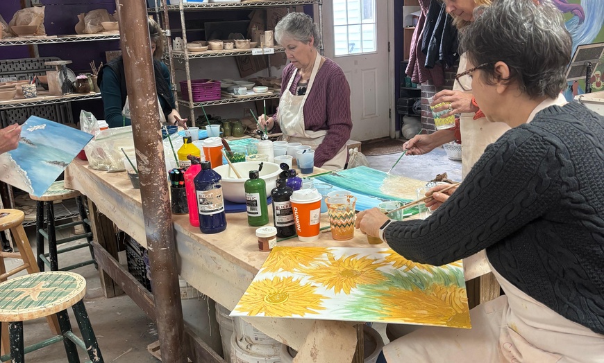 Image 6: Painting with Clay Class – Unique Textures & Colors