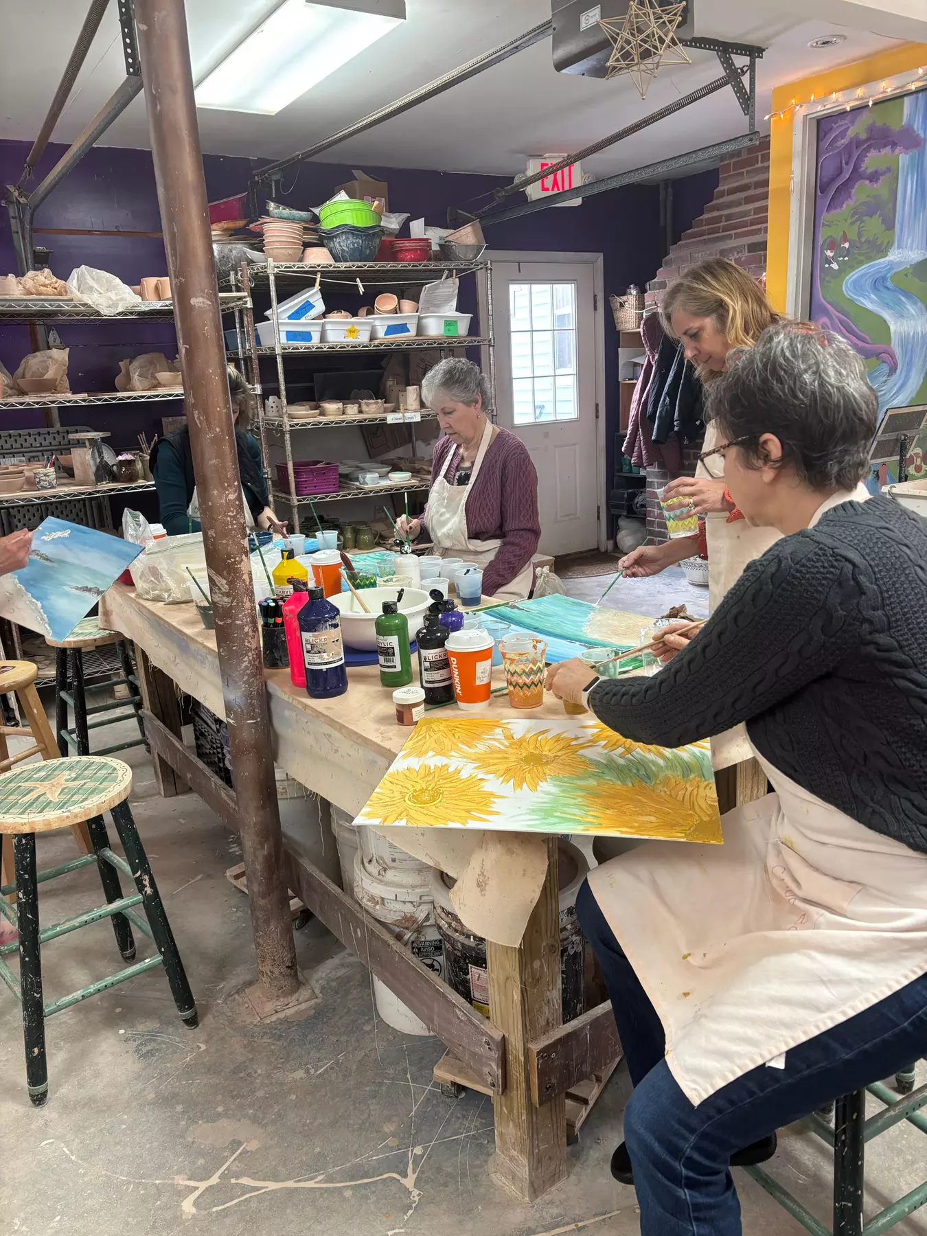 Painting with Clay Class – Unique Textures & Colors