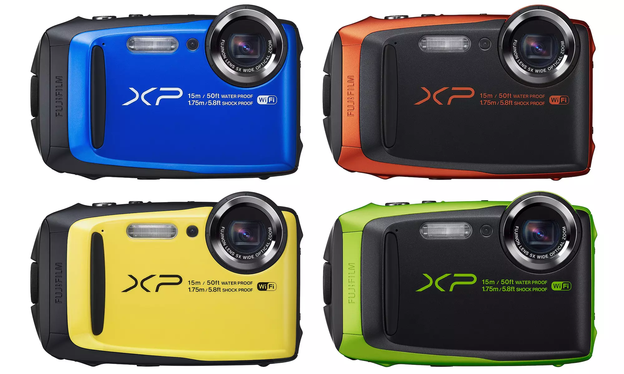 Fujifilm FinePix XP90 16.4MP 1080p Waterproof Digital Camera with 5x Optical Zoom (Manufacturer Refurbished) - Primary Image