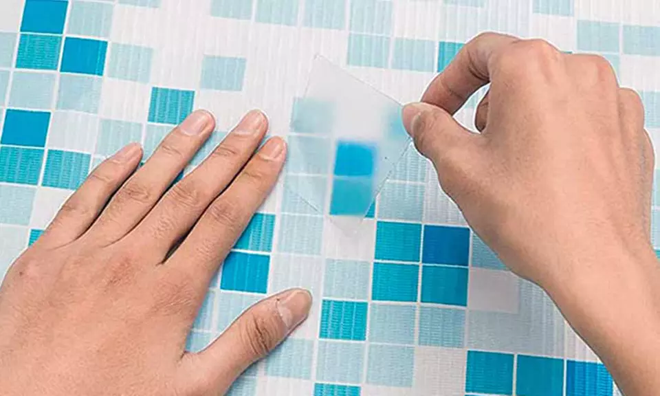 1 ou 2 lots de 10 patchs étanches en vinyle avec adhésif double face - Primary Image