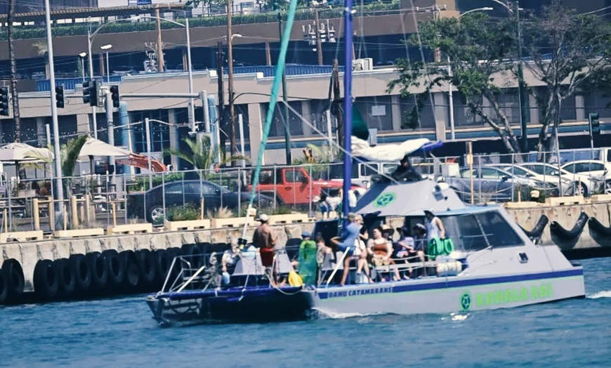 Image 2: Unwind with a stunning Waikiki Sunset Sail for One, Two or Four Adults