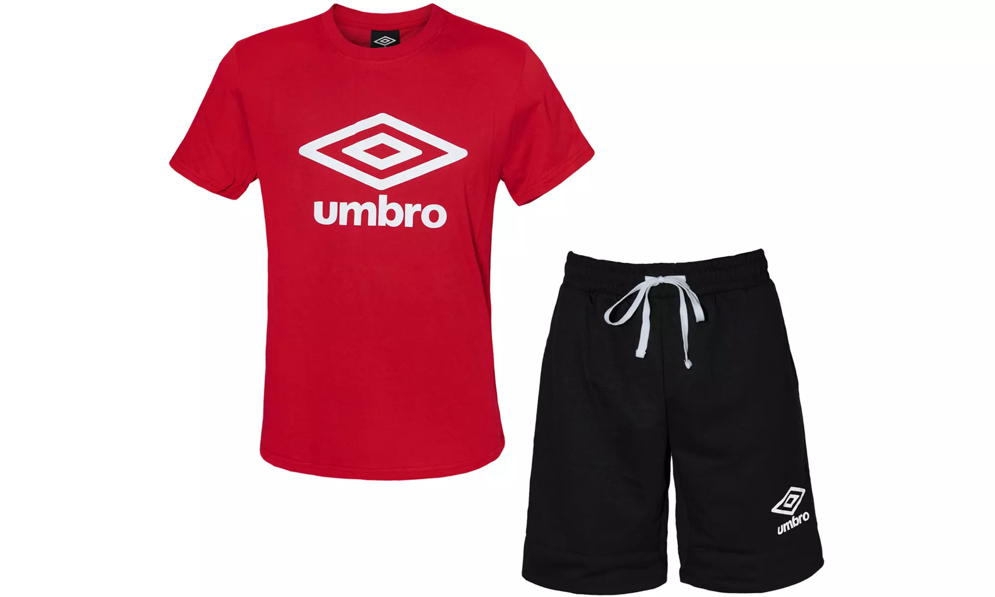 T-shirt e pantaloncini in cotone da uomo Umbro