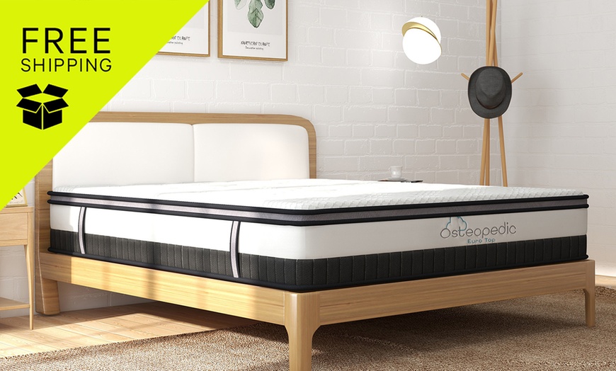 Image 1: Osteopedic Euro Top Pocket Spring Mattress