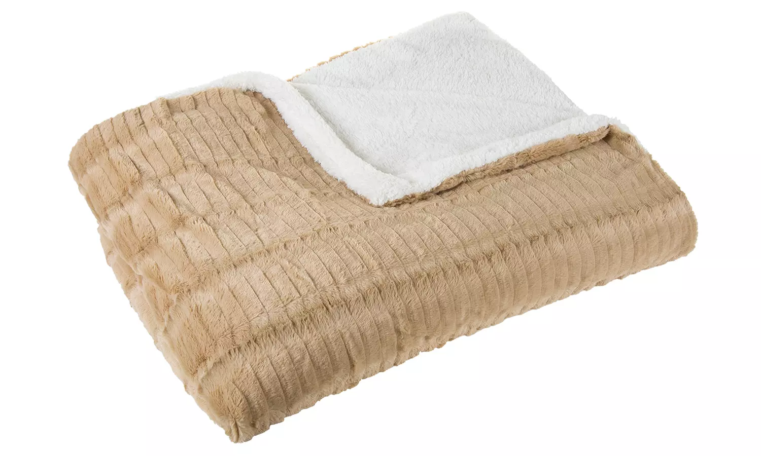Lavish Home Fleece and Sherpa Blanket - Second Medium