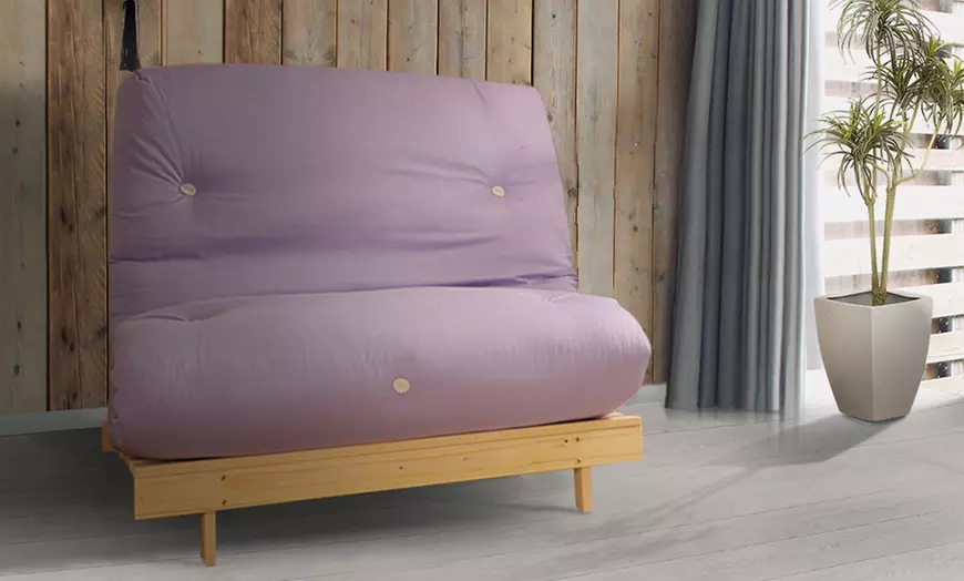 Image 42: Futon Frame and Mattress