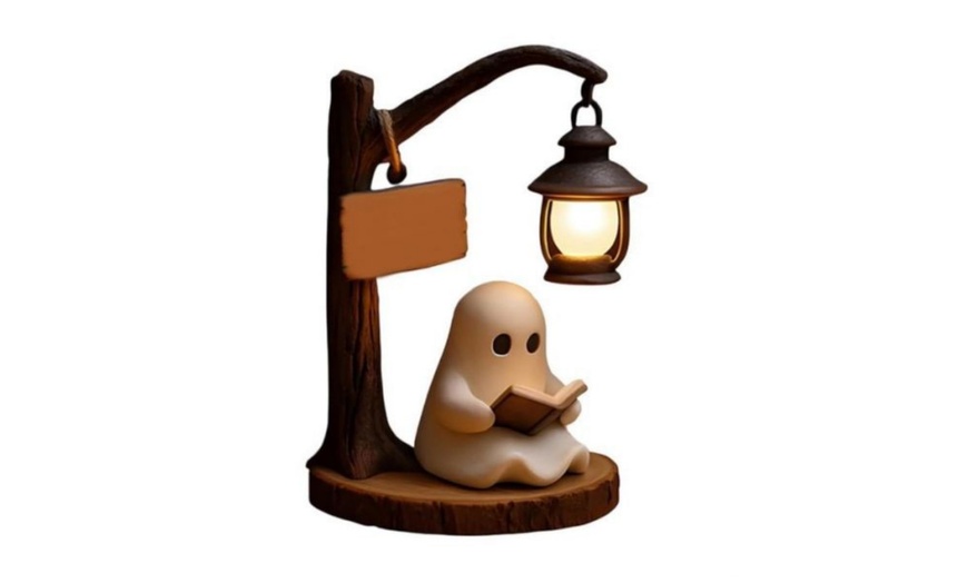 Image 2: Halloween Ghost Reading Lamp