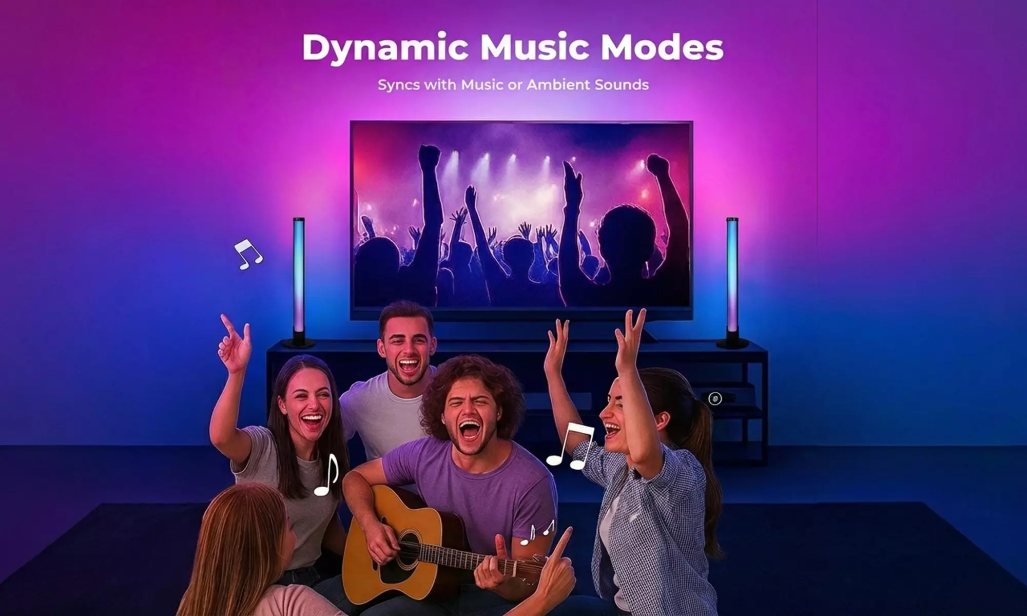 Emitto Smart RGB LED Ambient Light Bar Collections