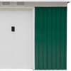 Image 4: Outsunny Steel Garden Shed, Weather-Resistant with Lockable Doors