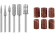 Electric 6 Nail Drill Bits Set Acrylic Polish Manicure Pedicure Filer Kit - Second Medium