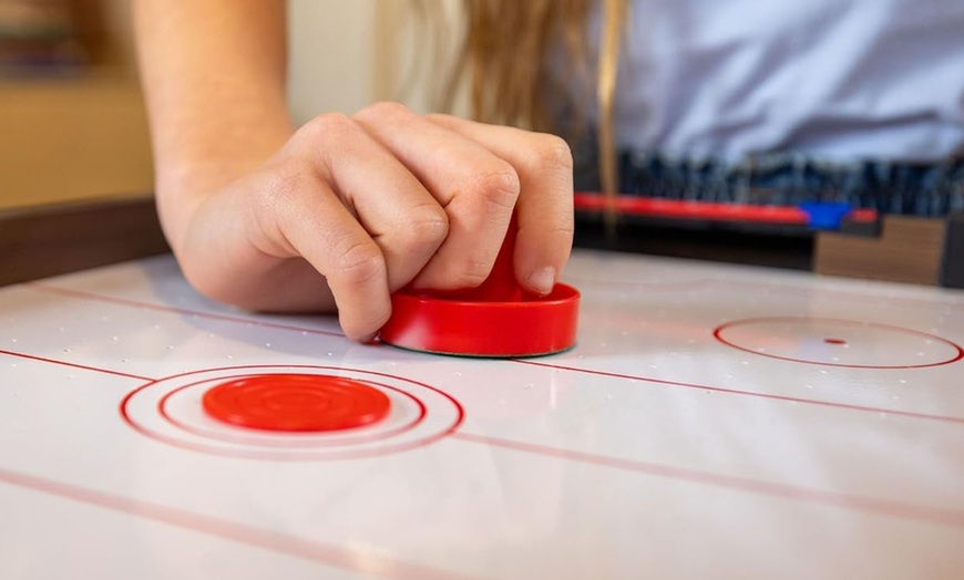Image 4: M.Y Table Top Air Hockey Compact Design for Indoor Fun