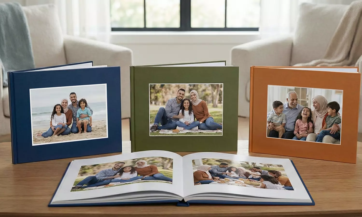 One 20-, 40-, 60- or 100-Page A5, A4 or A3 Hardcover Photobook from Printerpix (Up to 77% Off)
