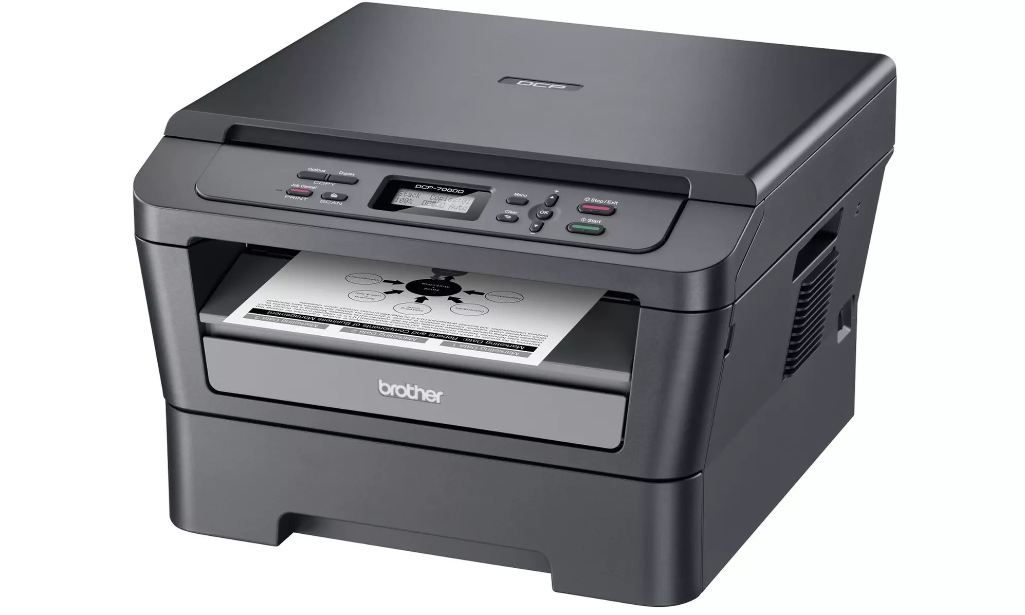 Brother Monochrome All-in-One Multifunction Laser Printer, Scanner, and Copier - Primary Image