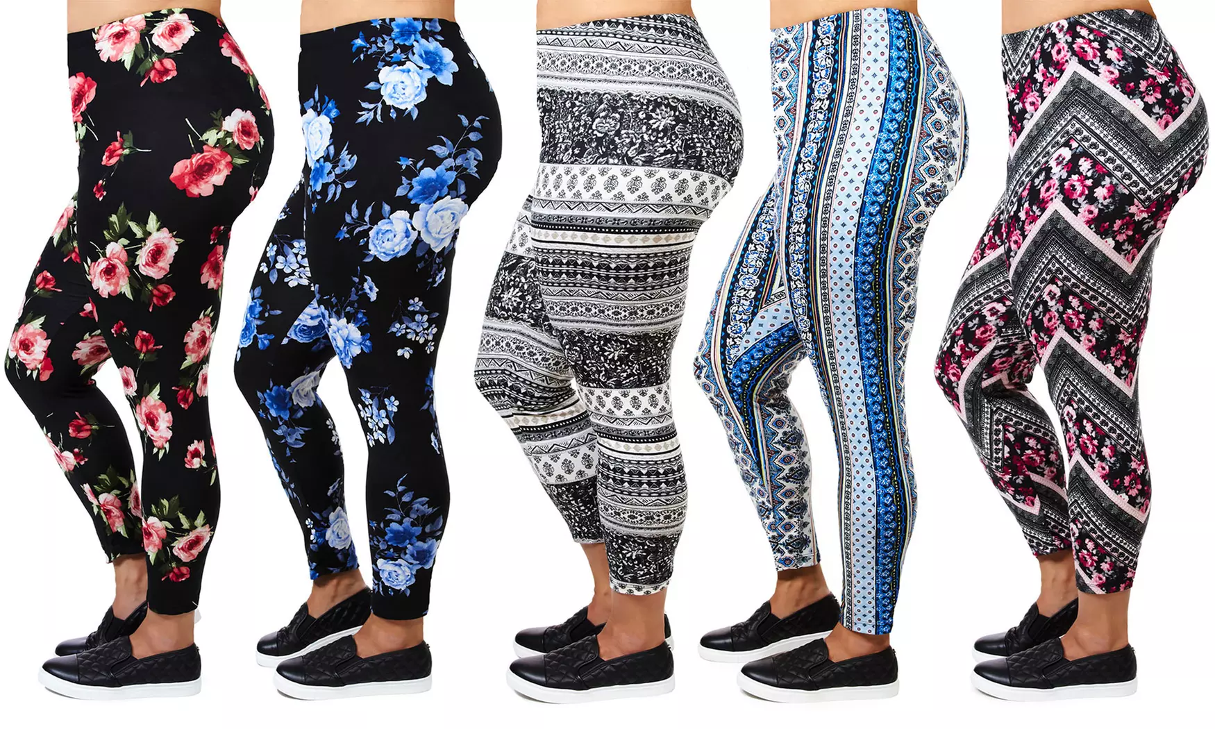 French Laundry Ladies' Full-Length Soft Leggings. Plus Sizes Available. - Primary Image
