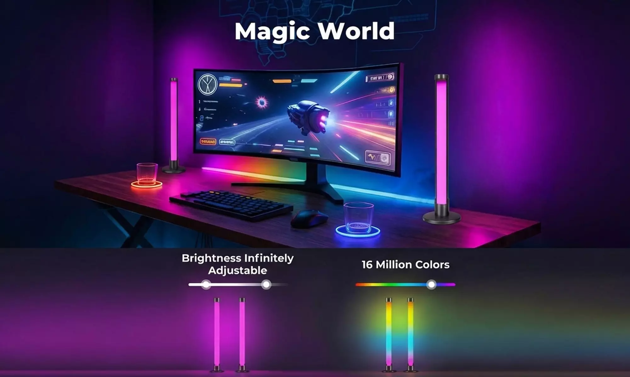 Emitto Smart RGB LED Ambient Light Bar Collections