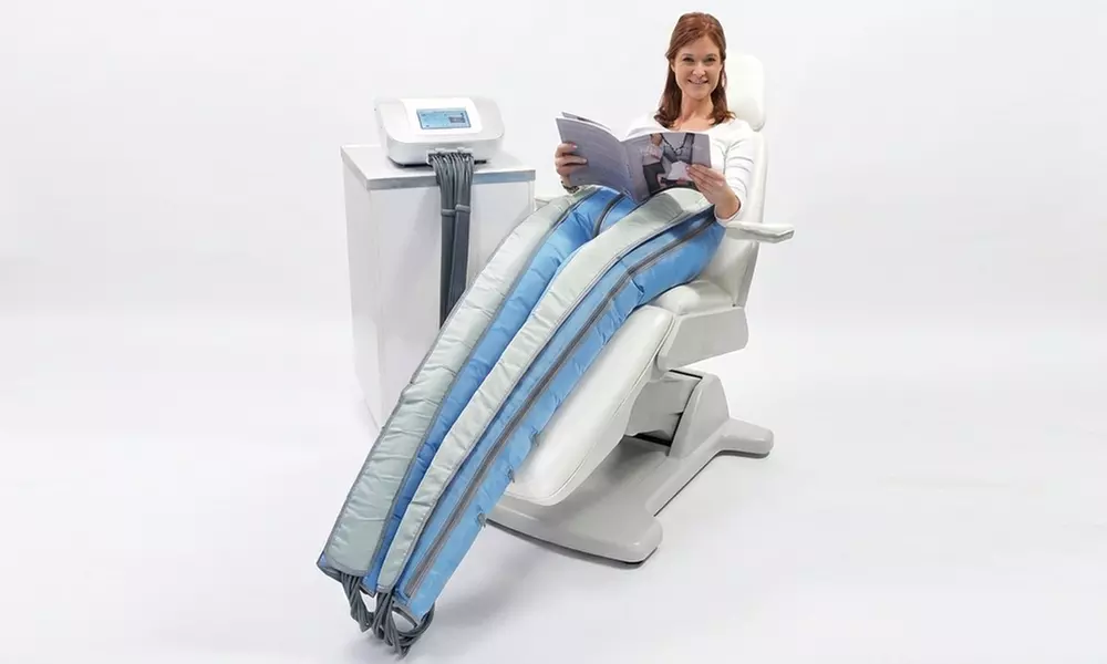 Apparative Lymphdrainage, opt. inkl. Beckenbodenstuhl & Rücken-Massage