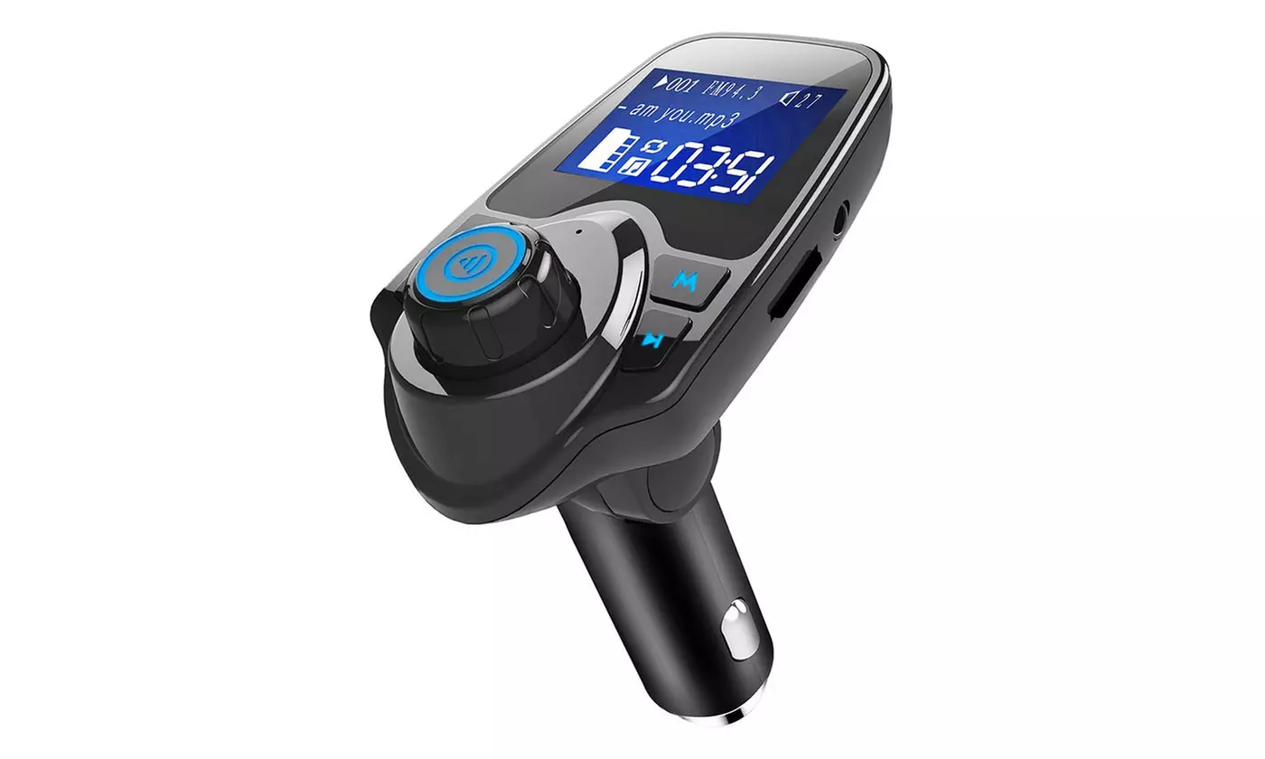 iMounTEK Wireless FM Car Transmitter Bluetooth Radio Adapter Dual USB Charger