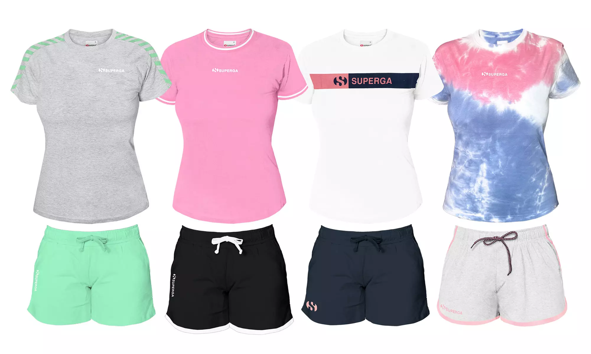 Completo donna Superga in cotone jersey