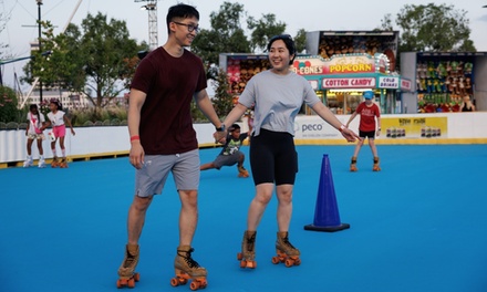 Roller Skating Admission with Skate Rental - For 1 Person - Independence Blue Cross RiverRink Summerfest - Philadelphia