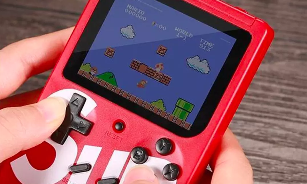 Compacte gamebox inclusief 400 retro videogames