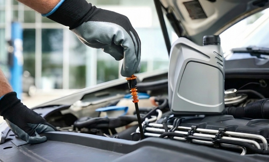 Image 3: Oil Changes, Inspections, and Wheel Alignment Services