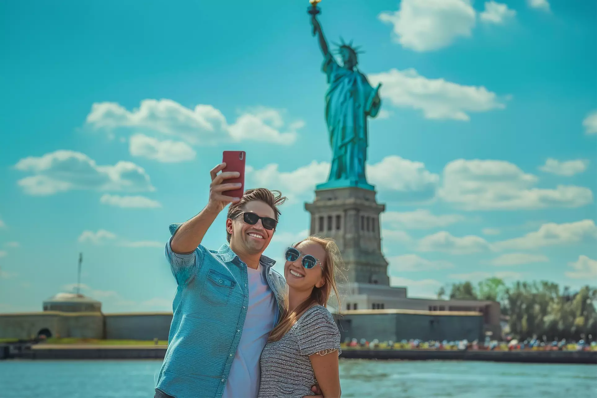 NYC and Statue of LIberty Sightseeing Cruise from NYC Water Cruises