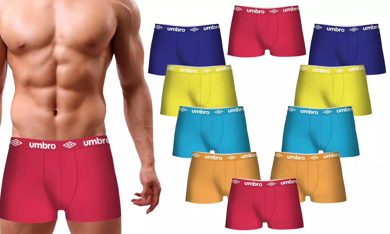 Pack de 5 ou 10 boxers de la marque Umbro pour homme - Primary Image