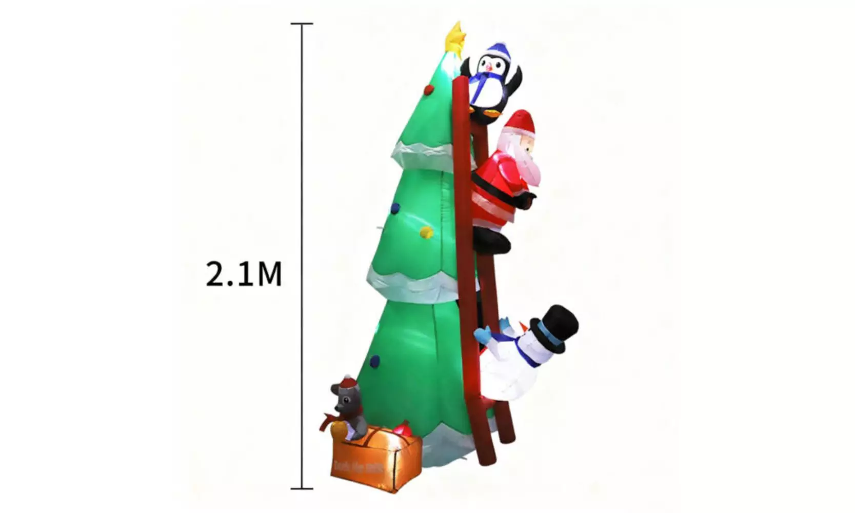 Inflatable Christmas Decorations, Santa Claus or Tree - Image 6