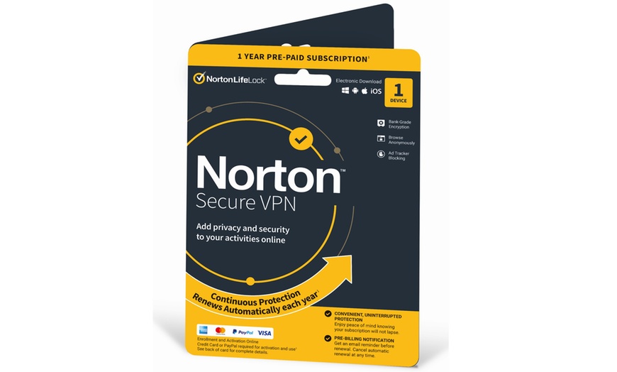 Image 1: Norton Secure VPN