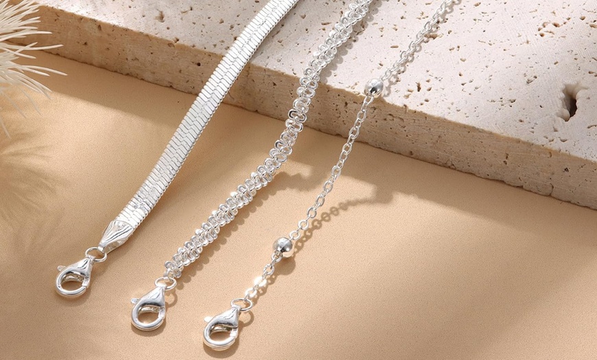 Image 2: One or Two Silver Plated Elegant Bracelets