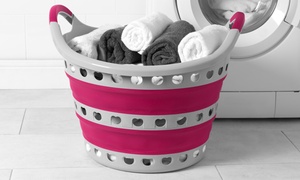  Kleeneze Space-Saving Collapsible 50L Laundry Basket 