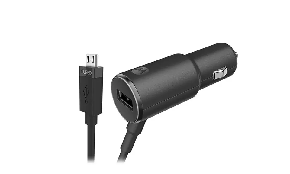 Motorola TurboPower 25W Car Charger with Micro-USB Cable - Primary Image