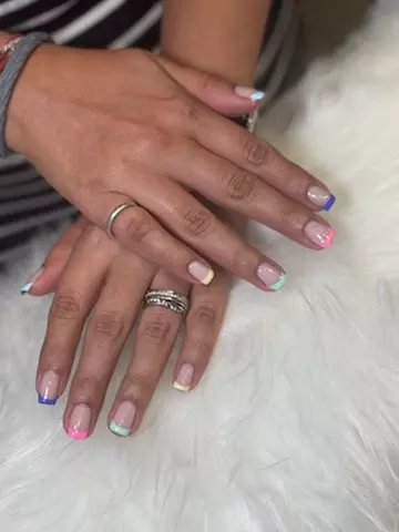 Mani-Pedi Options with Himalayan Salt Or Sugar Scrub and Acrylic Nails