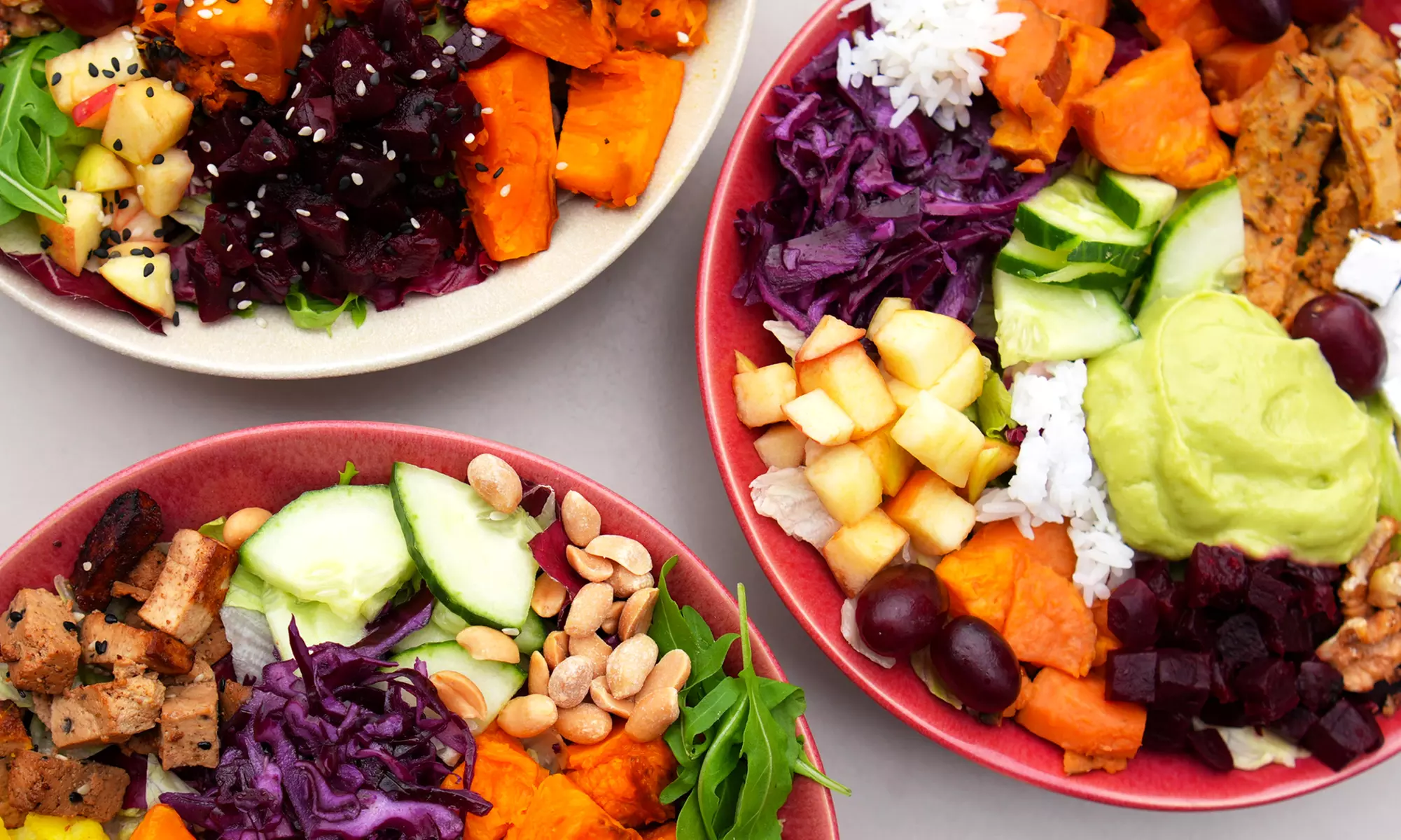 Bowl & Dessert für 1, 2 oder 4 Personen