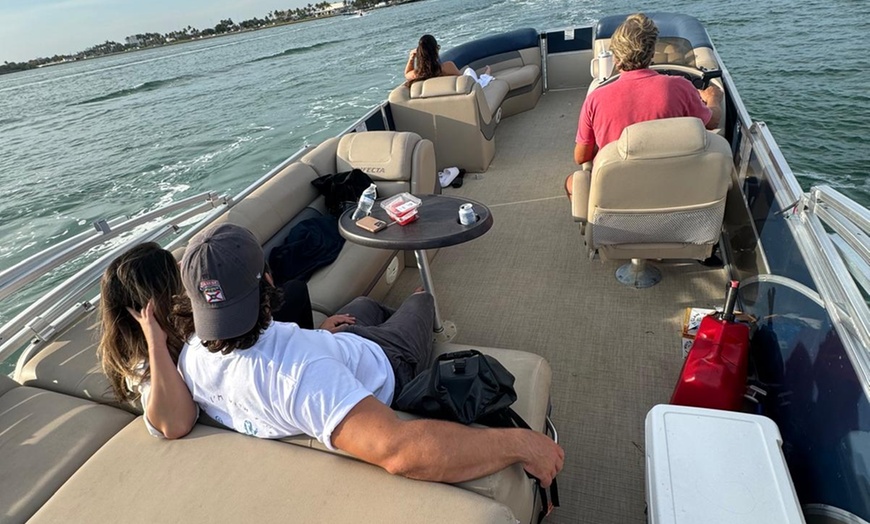 Image 3: Relaxing Two-or Four-Hour Luxury Pontoon Tour for Six People