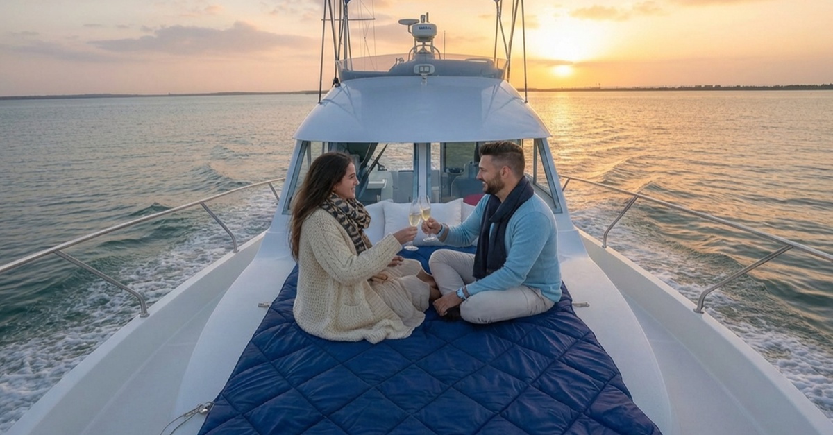 Paseo en barco con bebida para una o dos personas en Cádiz