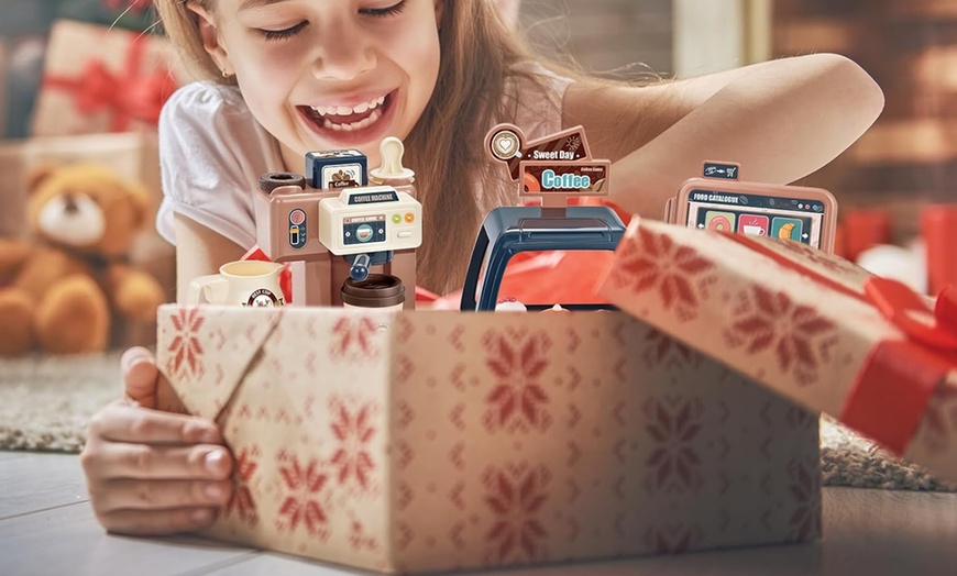 Image 2: Kids Coffee Shop Playset