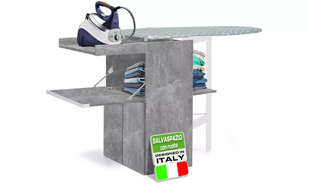 Mobile asse da stiro a scomparsa Bakaji