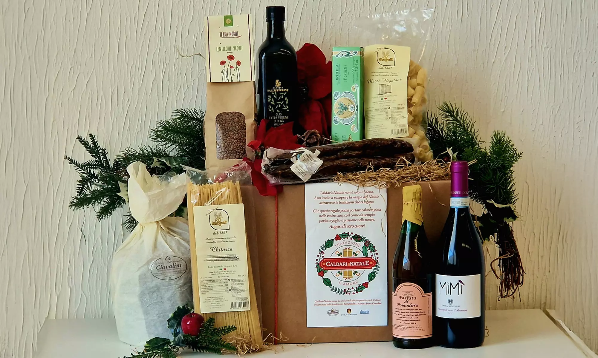 Cesti Natalizi con prodotti tipici artigianali abruzzesi