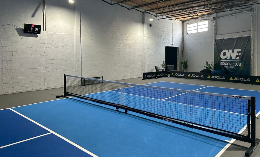 Image 2: Enjoy with One 60, 90 Minute or Three Hours Pickle Ball Court 