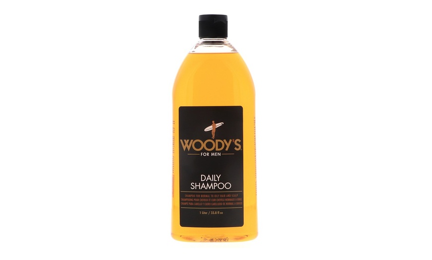 Image 2: One or Two Woody's Daily Shampoo for Men 33.8 Fl. Oz.