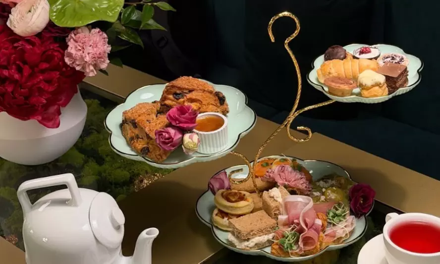 Enjoy a Signature Afternoon High Tea Experience for 2, 4, or 6 or Sahola Flower & Coffee Bundle (Up to 26% Off)