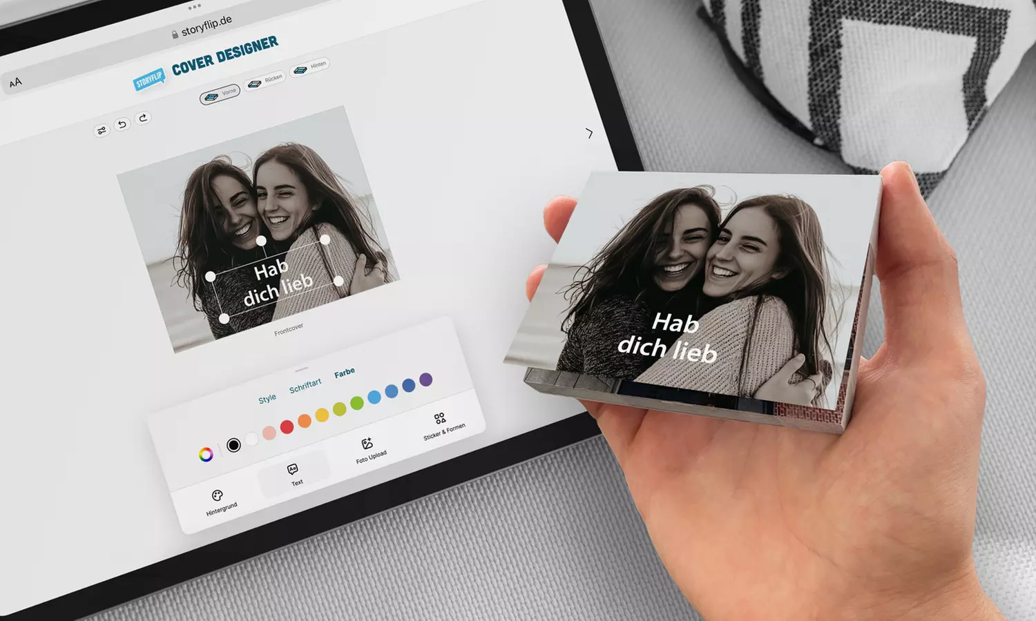 Personalisiertes Daumenkino aus eigenem Video mit hochwertigem Cover