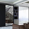 Image 1: Swiss Sliding Wardrobe with Mirrored Door
