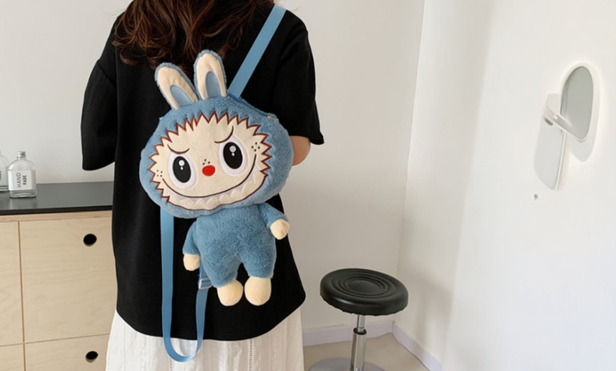 Image 6: Labubu Inspired Backpack or Crossbody Bag