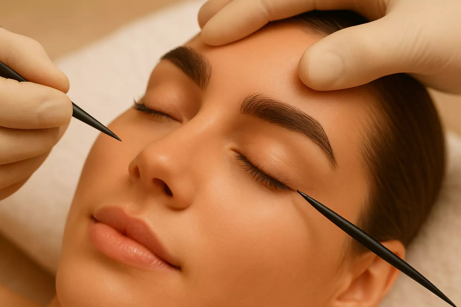 1 oder 2 Anwendungen á 30 Min. Augenbrauen und Wimpern färben inkl. Korrektur für 1 Person (bis zu 55% sparen) - Primary Image