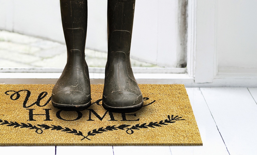 Image 113: Antislip kokosnoot deurmat