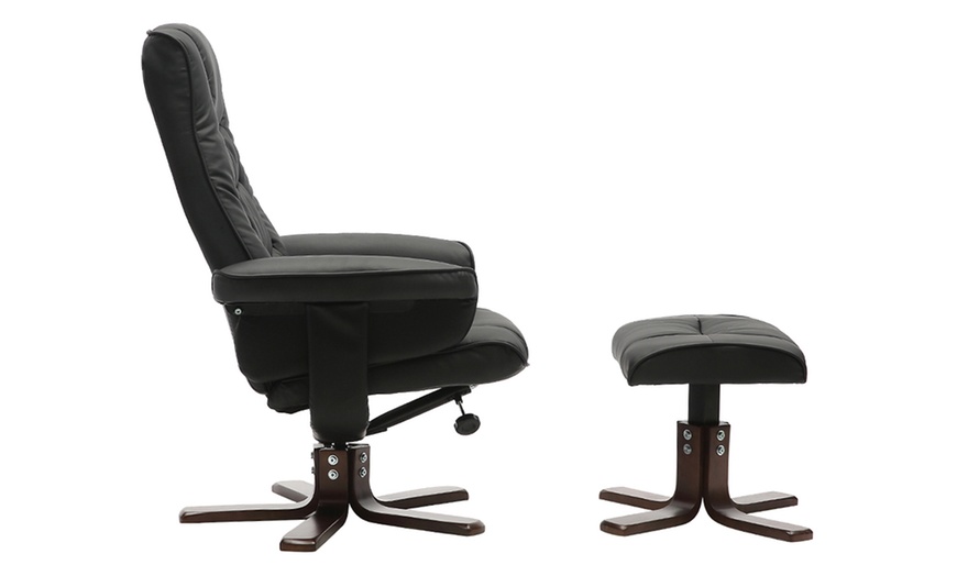 Image 3: Ergonomic Recliner Chairs with Ottomans