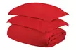 Superior 100% Egyptian Cotton 300 Thread Count Solid Duvet Cover Set - Second Medium