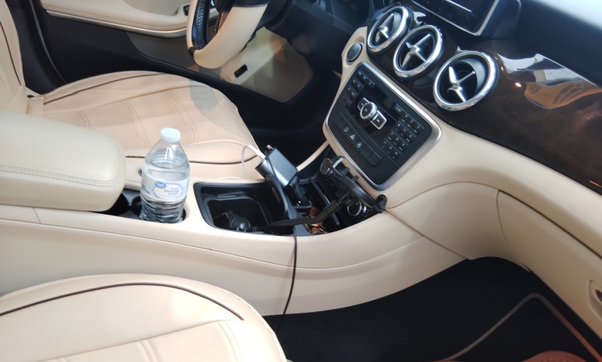 Image 2: Interior Steam Clean & Exterior Hand Wax Detail for Car/Sedan and More