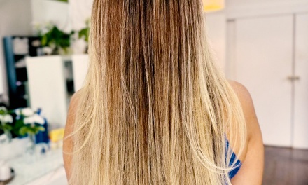 Sesión de peluquería con lavado, masaje craneal, mascarilla y peinado - Peluquería NM Francy's